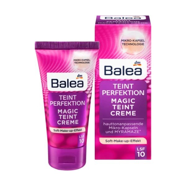 Balea Crème de jour teintée, teint, perfection, magique, teint, 1 x 50 ml