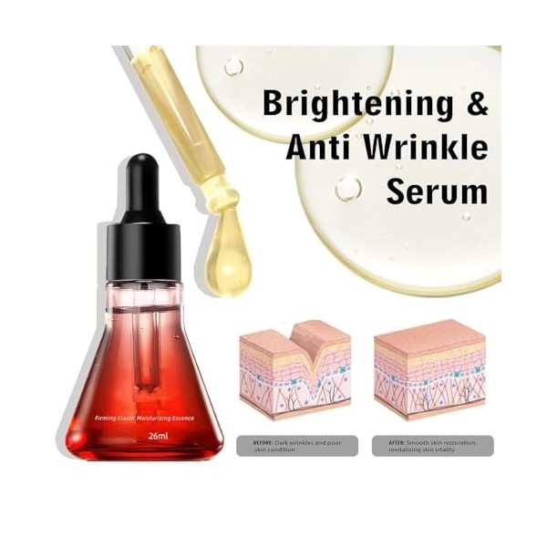 GUIBEIZU 2025 Nouveau Sérum Anti-Rides au Collagène Recombinant Sérum Anti-Âge au Collagène Sérum Hydratant et Raffermissant 