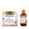 I Provenzali Bipack Crème Visage Antiâge Bio Rose Mosqueta 50 ml et Huile damande Douce Élastique 55 ml