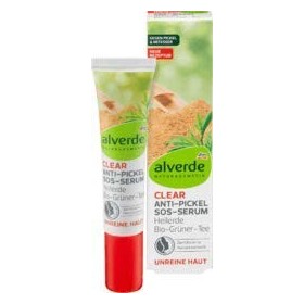 alverde NATURKOSMETIK Sérum Clear Anti-boutons SOS Argile de guérison 1 x 15 ml