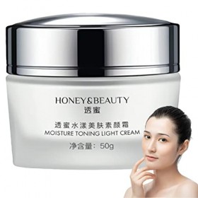 JPSDOWS Honey & Beauty Crème légère tonifiante hydratante,Crème hydratante Blanche au Miel pour Le Visage | 50 crème hydratan