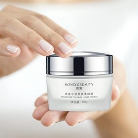 JPSDOWS Honey & Beauty Crème légère tonifiante hydratante,Crème hydratante Blanche au Miel pour Le Visage | 50 crème hydratan