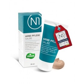N1 Akne Pflege Salbe verfeinert das Hautbild & hilft Unreinheiten vorzubeugen, 30 ml Onguent