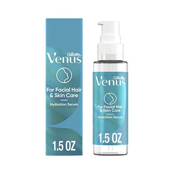 Venus Sérum dhydratation du visage avec une touche dacide hyaluronique, flacon de 45 ml
