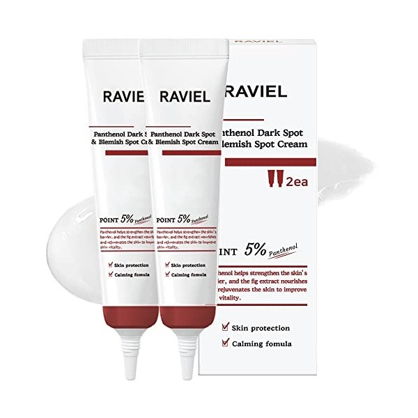 RAVIEL Crème Anti-taches et Soin des Imperfections avec Panthénol, Traitement Intensif des Taches Localisées, Hydratation Pro