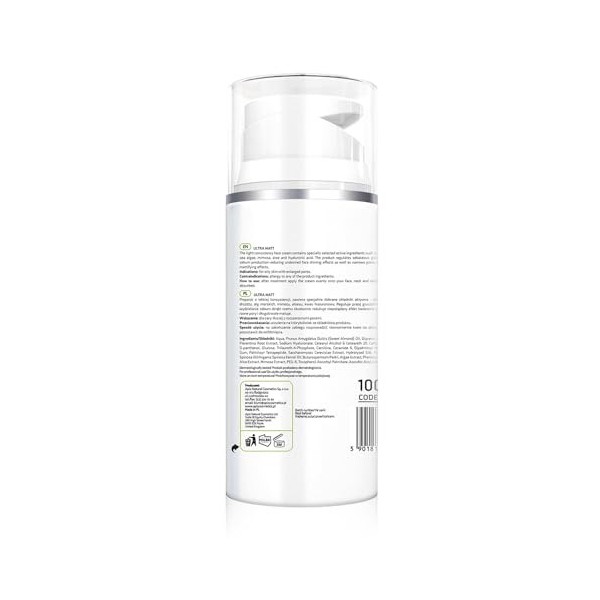 APIS Ultra Matt crème matifiante avec extrait de levure 100ml