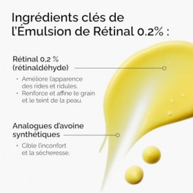 The Ordinary Émulsion de Rétinal 0,2%, Sérum au rétinoïde très puissant, pour une protection avancée contre le vieillissement