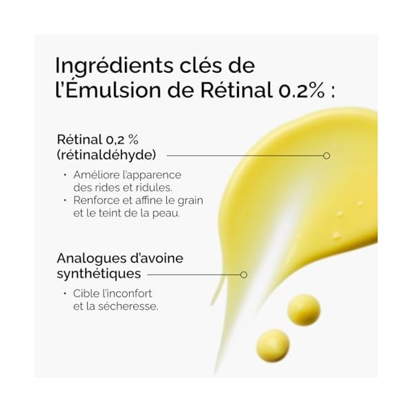 The Ordinary Émulsion de Rétinal 0,2%, Sérum au rétinoïde très puissant, pour une protection avancée contre le vieillissement