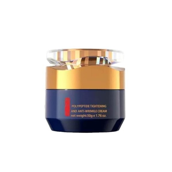 Teegxddy 1 PCS Crème Antirides Raffermissante Aux Polypeptides Qingling, Creme Anti Rides Femme, Crè-me Raffermissante Pour L