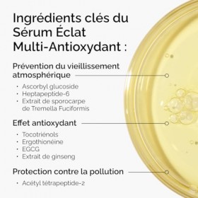 The Ordinary Sérum Éclat Multi-Antioxydant, Formule anti-agression, pour la protection et léclat de la peau, 30 ml