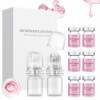 Micro Infusion Visage, Sérum pour Microneedling Visage, Micro Needling visage Ensemble avec 6 Pcs Microneedling Serum et 2 Pc