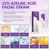 Lot de 2 Crèmes visage azélaïques, sérum éclaircissant à lacide azélaïque 12%, acide hyaluronique azélaïque avec niacinamide
