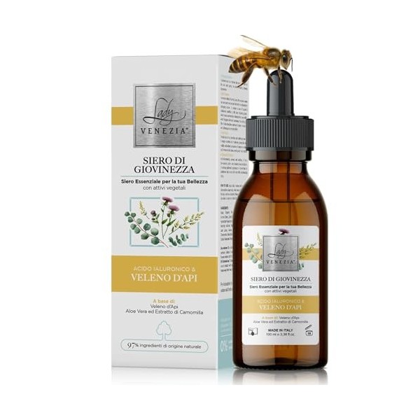 Sérum Visage Hydratant à lAcide Hyaluronique et Actifs Végétaux - Sérum Anti-Rides - 100 ml - Tous Types de Peaux, Même Sens ...