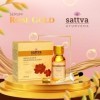 Sattva Ayurveda Rose Gold Sérum pour le visage anti-âge avec huile de rose et or 23 carats pour raffermissement, élasticité e