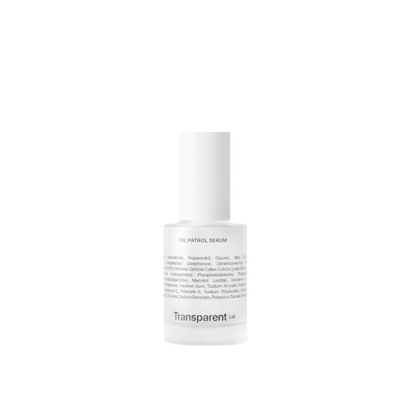 TRANSPARENT LAB OIL PATROL SERUM - Sérum perfectionnant à 10% de Niacinamide