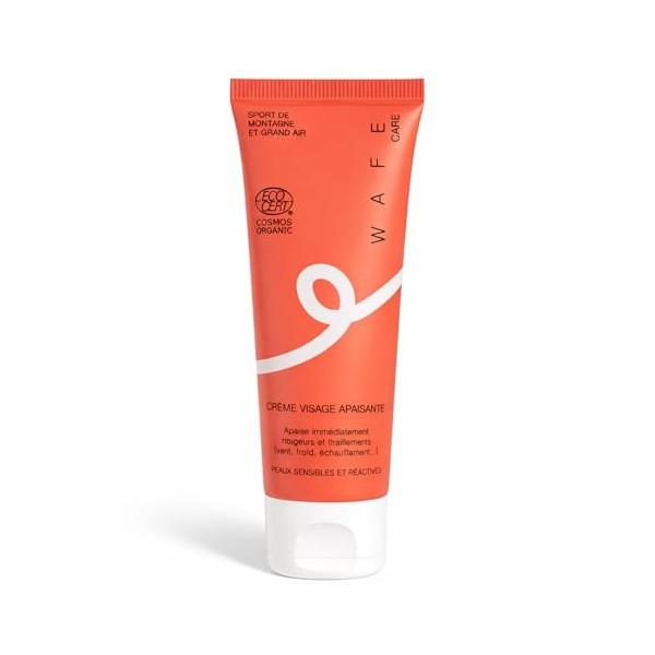 WAFE Care – Crème Visage Apaisante Bio Sport Outdoor – Rougeurs, Tiraillements, Échauffements – Protection Vent & Froid – COS