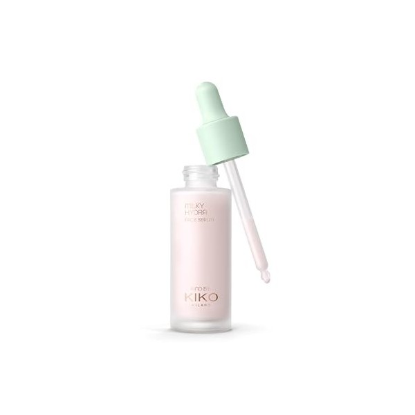 KIKO Milano Kind by KIKO Milky Hydra Face Serum, Sérum Hydratant Visage Au Fini Lumineux Crème Jour et Nuit