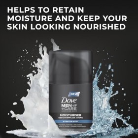 Dove Men+Care Hydration Boost Soin hydratant pour homme Protège et hydrate sans graisser 1 x 50 ml Crème Jour et Nuit