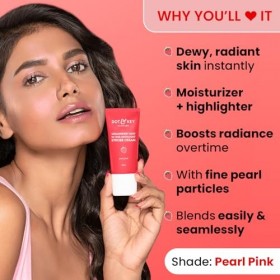DOT & KEY Strawberry Dew Crème stroboscopique pour le visage | Hydratant et surligneur pour le visage | Pour un éclat instant
