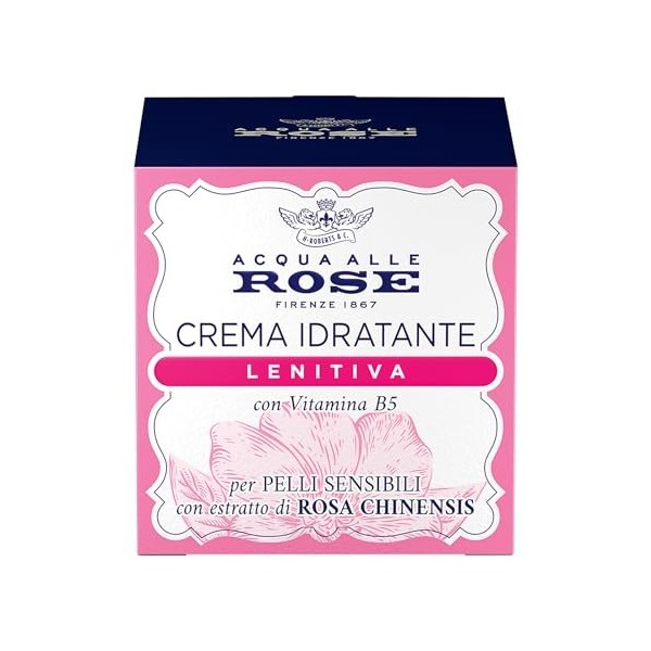 NEUTRO ROBERTS Crema Idratante Lenitiva Acqua Di ROSE Pelle Sensibile 50 Ml. Cura del viso