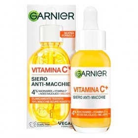 Garnier Sérum Visage Anti-Imperfections Vitamine C+ avec Niacinamide Acide Salicylique et Mélasyl avec un Effet Éclaircissant