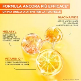 Garnier Sérum Visage Anti-Imperfections Vitamine C+ avec Niacinamide Acide Salicylique et Mélasyl avec un Effet Éclaircissant