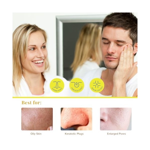 ANAiRUi Sérum raffermissant les pores avec niacinamide et Witch Hazel, sérum minimiseur des pores, contre lexcès dhuile, le