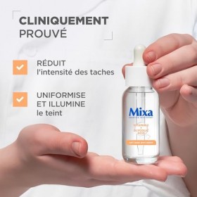 Mixa - Sérum Concentré Anti-Taches - Pour les Teints Ternes - Enrichi en Vitamine C et Acide Glycolique - 30 ml Lot de 2 Crè...