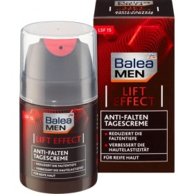 Balea Men Crème de jour anti-rides LIFT EFFECT pour peaux matures – Réduit la profondeur des rides, améliore lélasticité de 