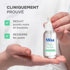 Mixa - Sérum Concentré Anti-Imperfections - Pour peaux à imperfections - Enrichi en Acide Salicylique et Niacinamide - 30 ml 
