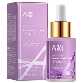 ANAiRUi 10% Tranexamic Acid Serum 30 ml, Sérum Correcteur de Taches Brunes avec dacide Tranexamique & Acide Hyaluronique & N