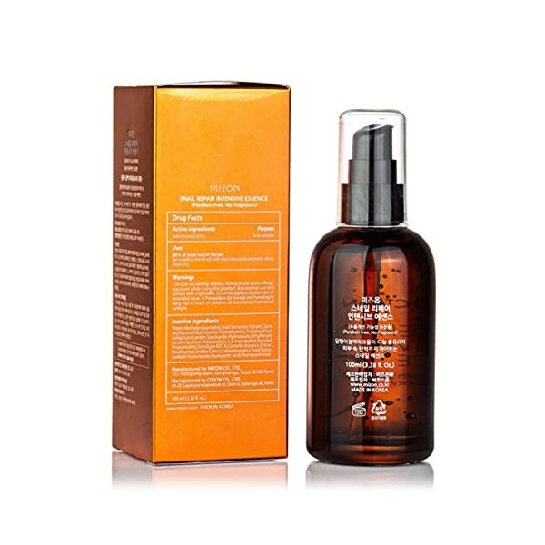 [MIZON] SNAIL REPAIR INTENSIVE ESSENCE 100ml Soin coréen - Essence Hydratante pour le visage - Extrait de bave descargot -