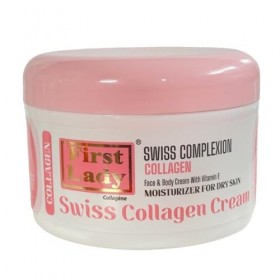 First Lady - Swiss Complexion collagène Creme de la peau élastine Hydratant Visage et Corps avec Vitamine E 500ml