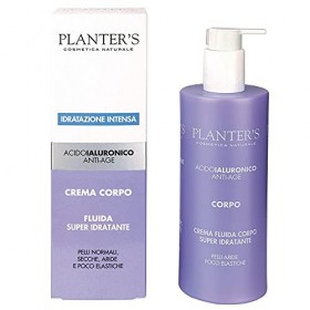 Planters Acide Hyaluronique Crème Fluide pour Corps Super Hydratante 400 ml