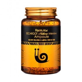 Farmstay Ampoule Intensiva Escargot Noblesse - Ampoule à base descargots anti-âge - Nourrit la peau - Combat les rides - 250