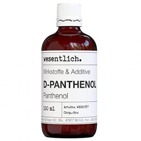 wesentlich. D-panthénol 75 % – provitamine B5 hautement concentrée pour les soins de la peau, les soins des cheveux et les co
