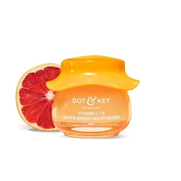 Dot & Key Vitamine C + E Sorbet Crème hydratante super brillante pour le visage à la vitamine C pour une peau éclatante rédui