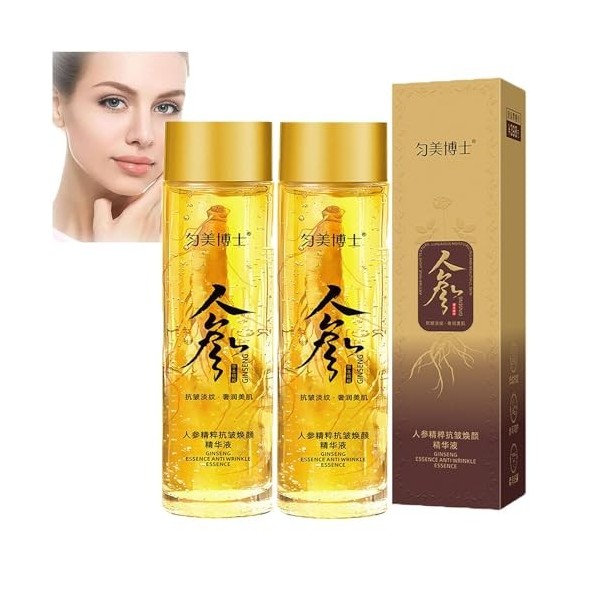 Ginseng Sérum anti-rides, sérum ginseng peptide anti-rides, polypeptides anti-âge, peptides de ginseng anti-rides, sérum esse...