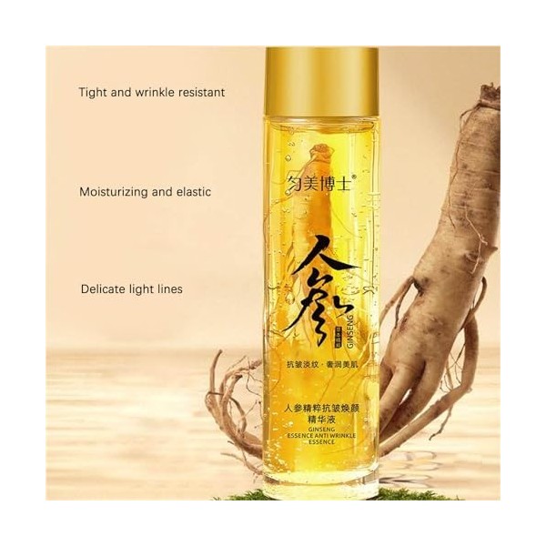 Ginseng Sérum anti-rides, sérum ginseng peptide anti-rides, polypeptides anti-âge, peptides de ginseng anti-rides, sérum esse...