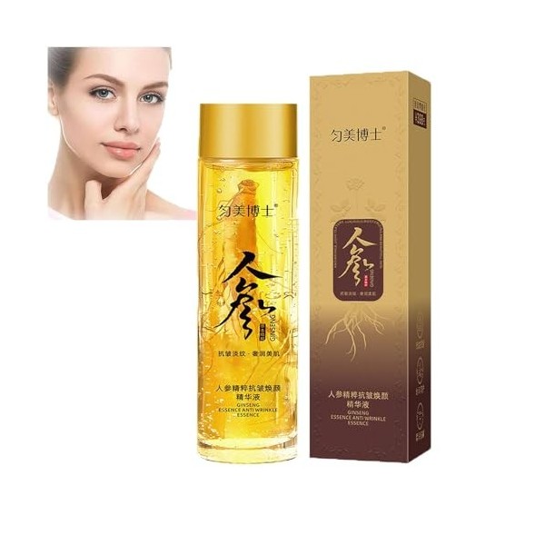 Ginseng Sérum anti-rides, sérum ginseng peptide anti-rides, polypeptides anti-âge, peptides de ginseng anti-rides, sérum esse...