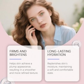 Crème Hydratante Visage au NAD+ et Peptides – Soin Hydratant pour une Peau Lisse et Repulpée – Crème Légère Hydratation Quoti...