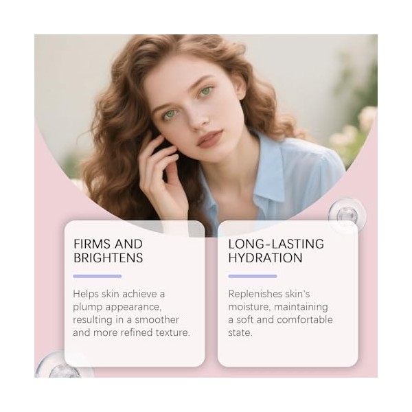 Crème Hydratante Visage au NAD+ et Peptides – Soin Hydratant pour une Peau Lisse et Repulpée – Crème Légère Hydratation Quoti...