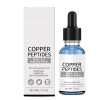 Sérum Visage aux Peptides de Cuivre, Crème Raffermissante et Anti-Âge, Stimule la Production de Collagène, Formule Hydratante...