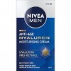 NIVEA MEN Hyaluron Crème anti-rides anti-âge avec acide hyaluronique pour homme 50 ml