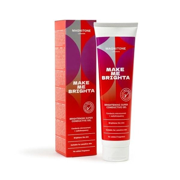 MAGNITONE Make Me Brighta – Gel superconduction illuminant avec Niacinamide, Vitamines C & E et huile de tournesol pour appar