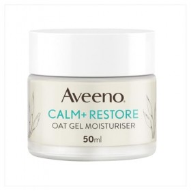 Aveeno Face Calm + Restore Gel hydratant au lait davoine, 50 ml, Lemballage peut varier