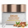 Green idea – Crème Anti-Âge légère– Précieux Argan – Jour ou Nuit – Soin visage anti-âge pour peaux sèches et sensibles – Hui