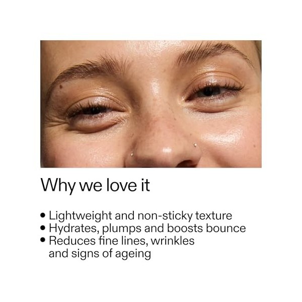 The Inkey List Sérum au peptide de collagène 30 ml, cible les ridules et les rides, repulpe et raffermit la peau, sans parfum