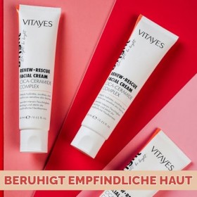 VITAYES Cica-Ceramide Crème hydratante et réparatrice pour le visage