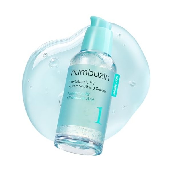 numbuzin N°1 Sérum | Sérum Pantothenic Apaisant Actif B5 | Apaisant, hydratant | Acide pantothénique, niacinamide | Contrôle 